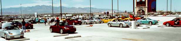 The Boxster Corral atop the Monte Carlo Casino garage