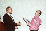 Howard Graff receives honorary U.S. citizenship.