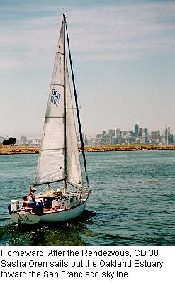 CD 30 Sasha Oren against the S.F. skyline